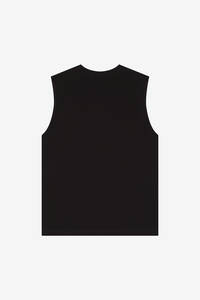 Camiseta sin Mangas Unisex de Algodón Jersey, Camiseta Amarilla de Mezcla Triple - Product Image 5