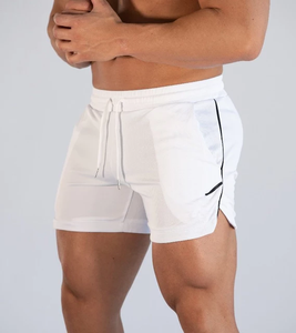 Pantalones Cortos Deportivos de Verano 2024 para Hombre, Estilo Urbano, Algodón Sólido, Cintura Elástica, Secado Rápido, OEM, Ecológicos - Product Image 2