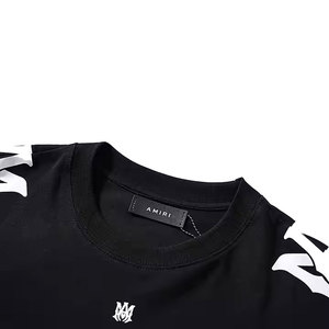 เสื้อยืดผ้าฝ้าย100% แขนสั้นสำหรับผู้ชายพิมพ์ลายสำหรับฤดูใบไม้ร่วง - Product Image 4