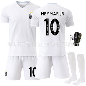 Tenues de football pour enfants d'élite avec logo personnalisé, maillot d'équipe pour hommes, ensemble short, vêtements de sport pour jeunes, position du logo sur le devant - Product Image 4