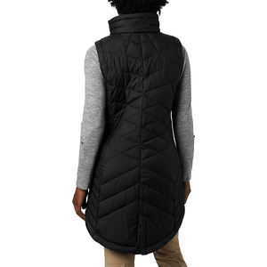 Custom Apparel Manufacturer Long Down Puffer Vest for Women Lightweight Winter Windproof Waistcoat <b>Gilets</b> Women Puffer Vests - Product Image 6