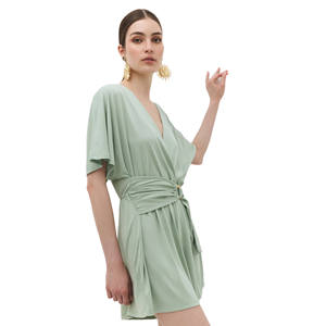 Blusa Elegante y Casual para Mujer, Cuello Redondo, Manga Corta, Algodón de Alta Calidad, Disponible en Primavera, Verano y Otoño, Talla XL - Product Image 6