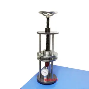 ASTM D395 방법 고무 압축 세트 고정구 원형 플레이트 고무 반동 탄력 시험기
