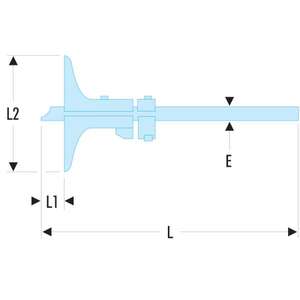 Jauges de profondeur Facom Classe 0, précision 1/50ème, outils de coupe et de formage - Product Image 2