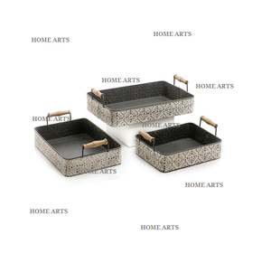 Set of 3 Different Sizes Food Serving Tray Greatest Quality Rectangle Shape <b>Chocolates</b> Serving Tray By Home Arts - Product Image 1