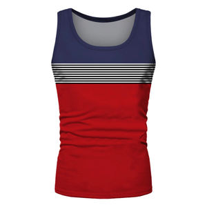 เสื้อแขนกุดออกกำลังกายแบบลำลองสำหรับผู้ชายชุดออกกำลังกายคอลูกเรือสำหรับวิ่งออกกำลังกายน้ำหนักเบาฤดูร้อน - Product Image 3