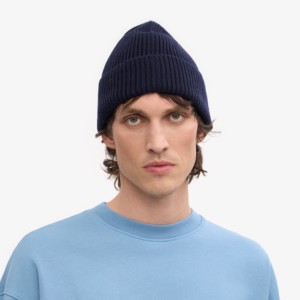 Gorro acrílico con etiqueta personalizada de alta calidad, gorro de invierno a granel acanalado de punto al por mayor, gorro liso de tipo corto para hombre - Product Image 1