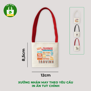 กระเป๋าผ้าแคนวาส Truong Gia ขนาด 12x8.5 ซม. ลายการ์ตูน สำหรับของขวัญส่งเสริมการขาย - Product Image 5