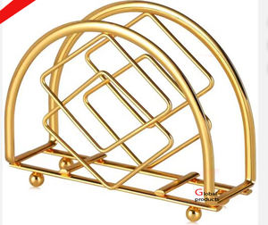 Servilletero de diseño con acabado plateado de acero inoxidable de aspecto increíble para hotel, restaurante y bar - Product Image 3