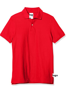 Polo 60% coton à manches courtes pour hommes, haut masculin moderne, à fermeture à boutons, importé du Bangladesh, Machine à laver, 40% - Product Image 3