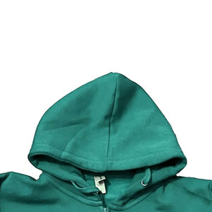 Online <b>Sale</b> Fashionable <b>Spring</b> Street Wear Hoodies Long Sleeves Zipper 100% Cotton Rhinestone Embellished Cotton Made Rhinestone - Product Image 3