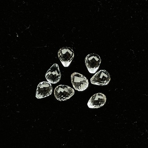 Topacio Blanco Natural de 8mm, 10mm, 12mm, en Forma de Gota, Sin Perforar, Facetado, Gema Suelta, Certificado IGI, Calidad AAA, Corte Fantasía, Venta al por Mayor, Semiprecioso - Product Image 2