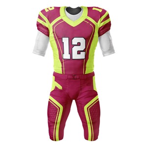 Uniforme de football américain dernier modèle nouveau style de vente en gros d'uniforme de football américain pour jeunes - Product Image 2