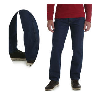 Jeans pour hommes bleus respirant coton imprimé personnalisé de la plus haute qualité doux confortable Style japonais tissé tissage technique lavée - Product Image 6