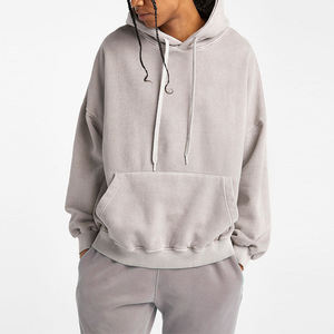 เสื้อฮู้ดผู้ชายผ้าคอตตอนหนักทรงหลวมเสื้อสวมหัวทรงหลวมแฟชั่นตามสั่งฤดูใบไม้ร่วง - Product Image 5