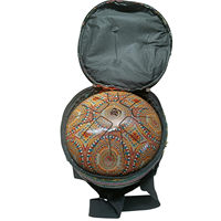 Brass Tongue Drum Hand Pan for Musical Education and Meditation