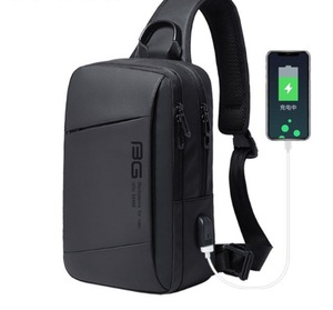Factory Bange New Waterproof Wholesale Anti Theft Custom Casual Crossbody Shoulder <b>Men</b> <b>Sling</b> <b>Bag</b> - Product Image 1
