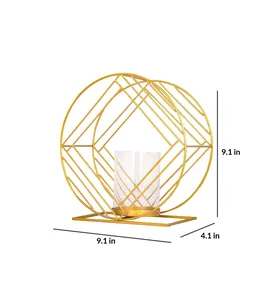 <b>Candlestick</b> Stable Support Anti Rust Geometric Candle <b>Holder</b> Hollow Design for Parties for Christmas for Weddings - Product Image 5
