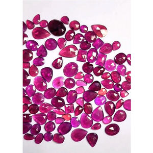 พลอยโกเมน rhodolite ธรรมชาติขนาด9มม. ถึง16มม. จำนวน122ชิ้น240ทรงรีทรงลูกแพร์จาก iroc - Product Image 3