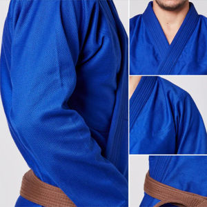 Jitsu BJJ GI ผ้านุ่มและทนทานเหมาะสำหรับผู้เริ่มต้นและผู้ปฏิบัติงานขั้นสูงระบายอากาศได้ดีผลิตตามสั่ง - Product Image 4