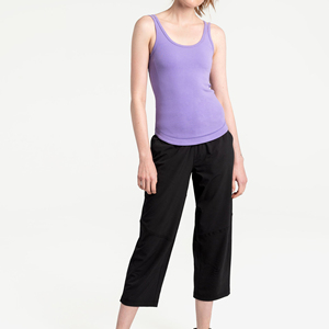 Wholesale Casual Summer New Style women Half High Neck Slim-fit Sweater Women Sleeveless <b>Vest</b> Top breathable - Product Image 2