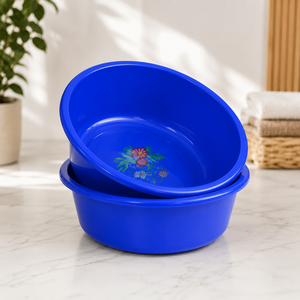 High Quality 17 Liter Plastic Washing Bowl Durable Household Basin for <b>Laundry</b> Cleaning Water Storage and General Home Use - Product Image 3