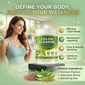 Polvo para Limpieza de <span class=keywords><strong>Colon</strong></span> con Psyllium, Senna y <span class=keywords><strong>Aloe</strong></span> <span class=keywords><strong>Vera</strong></span>, Desintoxicación Intestinal Suave, Apoyo a la Regularidad, Suplemento Dietético Totalmente Natural - Product Image 5