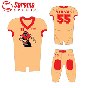 Venta al por mayor de fábrica Diseño personalizado Deportes de secado rápido Correr Traje de fútbol de manga completa Fútbol americano, - Product Image 1