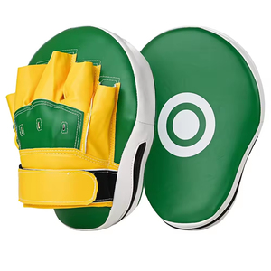 Coussin de mise au point incurvé MMA Kick Hand Targets Gants en PU Mitaines de poinçonnage et coussinets de boxe pour l'entraînement 1 paire de commande minimum - Product Image 1