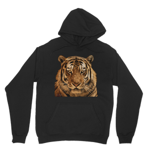 Sudadera Clásica con Capucha de Tigre para Adultos, Tejido French Terry, Diseños Impresos Digitalmente, Bordado 3D, XXS, Antiarrugas, Color Sólido - Product Image 1