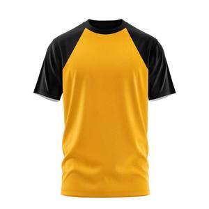 Camisetas en blanco de gran tamaño personalizadas de algodón 100% de calidad superior para hombre, camiseta de talla grande con cuello redondo y contraste de Color para hombre - Product Image 4