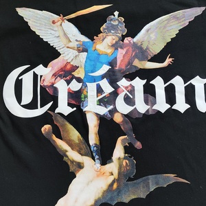 Camiseta personalizada con estampado DTG, Camiseta de algodón con estampado de peso pesado de pantalla 3D, camiseta 220 Gsm 300 Gsm, camisetas gráficas de calle para hombres - Product Image 5