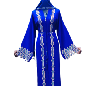 Dubai Abaya Beautiful Black Colour Muslim Traditional Abaya Hand Work <b>Kaftan</b> Traditional Islamic Clothing <b>for</b> <b>Women</b> - Product Image 1