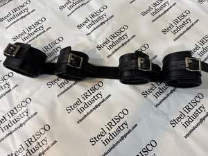 อุปกรณ์รัดข้อเท้าและข้อมือหนัง IRISCO แบบปรับขนาด/สีได้ ไม่กันน้ำ ของเล่นทางเพศสำหรับการเล่นแบบเกย์ ของเล่นแนวคินกี้ - Product Image 2