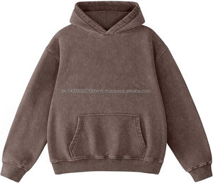 Sweat à capuche décontracté pour homme en ramie épaisse de haute qualité, avec poche kangourou, sans fermeture éclair, idéal pour l'hiver - Product Image 4
