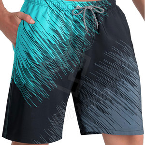 Pantalones cortos de baño reciclados para hombres cómodos y sostenibles para nadar y deportes acuáticos para hombres - Product Image 3