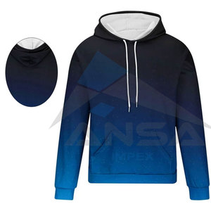 Sudadera con capucha de manga larga con cordón para hombre, sudadera de invierno de talla grande con bolsillo informal - Product Image 4