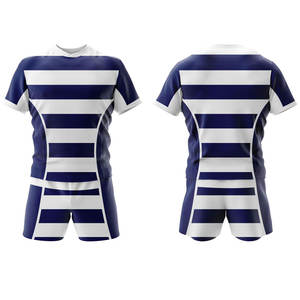 Uniformes de rugby en polyester entièrement sublimés de haute qualité ensembles pour hommes respirants portables et durables-Tarif de gros - Product Image 3