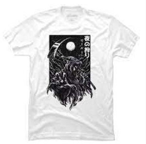 เสื้อยืดพิมพ์โลโก้พัฟเสื้อยืดผ้าฝ้ายแท้ทรงหลวมและเสื้อยืดลำลอง - Product Image 4