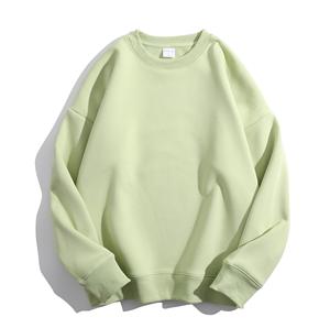 Ropa informal de cuello redondo, sudadera para hombre, ropa de calle, sudaderas y sudaderas personalizadas para hombre, fabricantes de ropa, tinte de Color sólido - Product Image 2