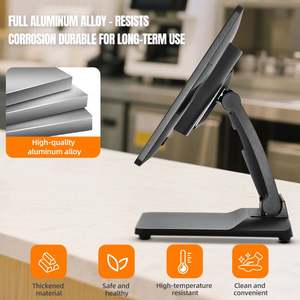 Imprimante intégrée, conception antistatique, écran LCD haute résolution, caisse enregistreuse, terminal de sortie de parking Android, compact - Product Image 3