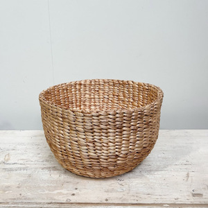 Petits paniers en paille pour l'organisation de la maison, prix le plus bas, panier en jacinthe d'eau tissé à la main, conteneur - Product Image 1