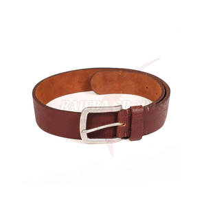 Cinturón de Cuero Vacuno de Alta Calidad al por Mayor para Hombre, Diseño Personalizado Estilo Occidental con Hebilla de Acero, Color Personalizado, Servicio OEM - Product Image 3