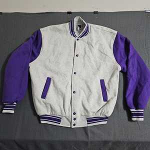 Veste de baseball varsity de haute qualité avec logo personnalisé, corps en laine, manches en cuir, veste bomber letterman, vêtements d'extérieur pour hommes, fournitures d'équipe - Product Image 3