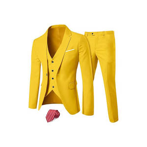 Trajes de Hombre de 3 Piezas, Trajes de Negocios Ajustados para Hombre, Traje de Moda para Boda - Product Image 4