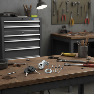 Cerradura de Cilindro Hazet para Armarios de Herramientas y Carros de Herramientas - Product Image 3