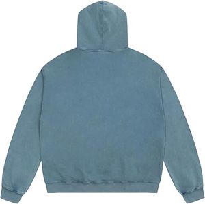 Sudaderas con Capucha Personalizadas con Cierre de Cremallera, Diseño OEM, Forro Polar Sólido para Invierno, para Hombre, Poliéster/Algodón, Logotipo Personalizado por Sublimación - Product Image 2