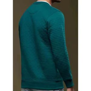 เสื้อสเวตเชิ้ตแขนยาวผู้ชายระบายอากาศได้ดี พิมพ์โลโก้ได้ตามต้องการ ทรงโอเวอร์ไซส์ ผ้าฝ้าย 100% สไตล์ลำลอง เรียบง่าย - Product Image 5