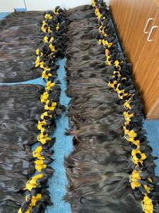 Cabello de bebé, cabello sin procesar, paquetes de cabello vietnamita 100%, cutícula Natural alineada, venta al por mayor, virgen, crudo, camboyano, 10 "-50" - Product Image 2