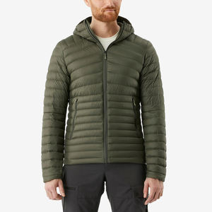 Veste matelassée pour homme de haute qualité avec logo personnalisé sur le devant, streetwear d'hiver, capuche, col montant, respirante, personnalisable - Product Image 6